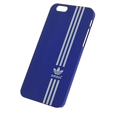 Чехол накладка для APPLE iPhone 6, iPhone 6G, iPhone 6S, пластик, рисунок Adidas, цвет синий
