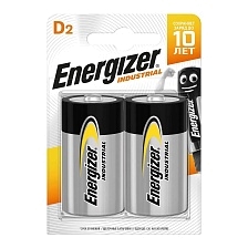 Батарейка ENERGIZER INDUSTRIAL LR20 D BL2 Alkaline 1.5V