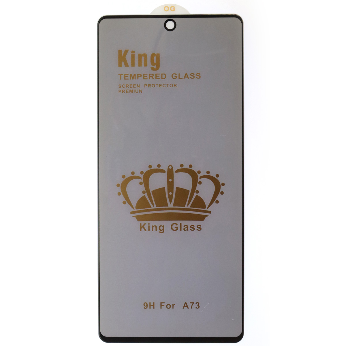 Защитное стекло Антишпион King Glass для SAMSUNG Galaxy A73, цвет окантовки черный Защитное стекло Антишпион King Glass для SAMSUNG Galaxy A73, цвет окантовки черный