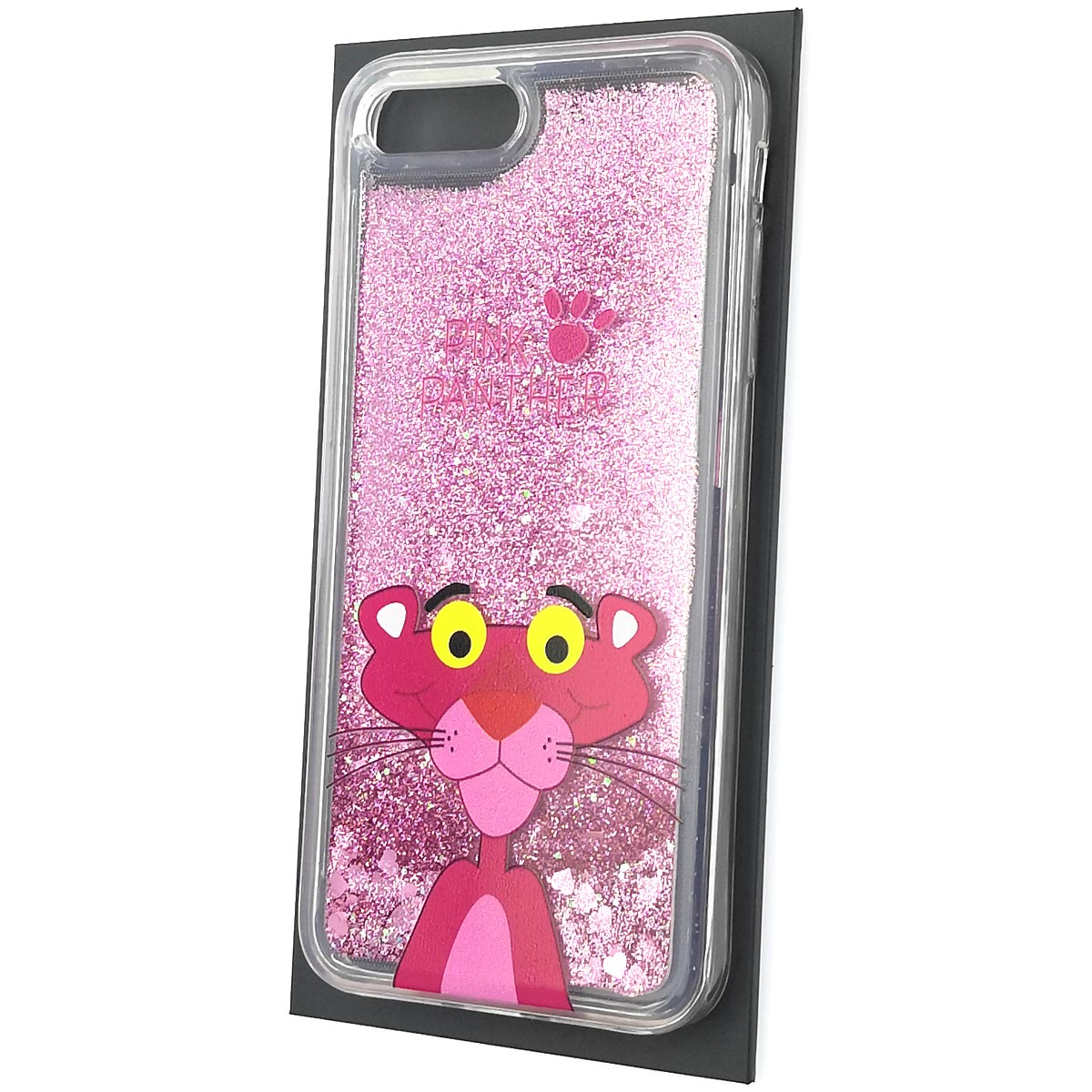 Чехол накладка TransFusion для APPLE iPhone 7 Plus, iPhone 8 Plus, силикон, переливашка, рисунок Розовая Пантера