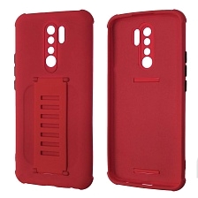 Чехол накладка LADDER NANO для XIAOMI Redmi 9, силикон, держатель, цвет красный