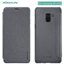Sparkle чехол-книга Nillkin для SAMSUNG Galaxy A8 2018/A5 2018/A530F графит.