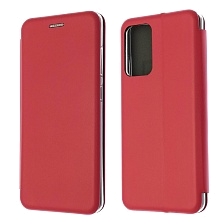 Чехол книжка STYLISH для SAMSUNG Galaxy A52 (SM-A525), экокожа, визитница, цвет красный