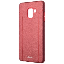 Чехол накладка Cherry II для SAMSUNG Galaxy A8 Plus 2018 (SM-A730), силикон, цвет красный Чехол накладка Cherry II для SAMSUNG Galaxy A8 Plus 2018 (SM-A730), силикон, цвет красный