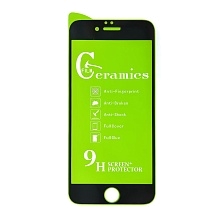 Защитное стекло 9D Ceramics для APPLE iPhone 6, iPhone 6G, iPhone 6S, цвет черный.