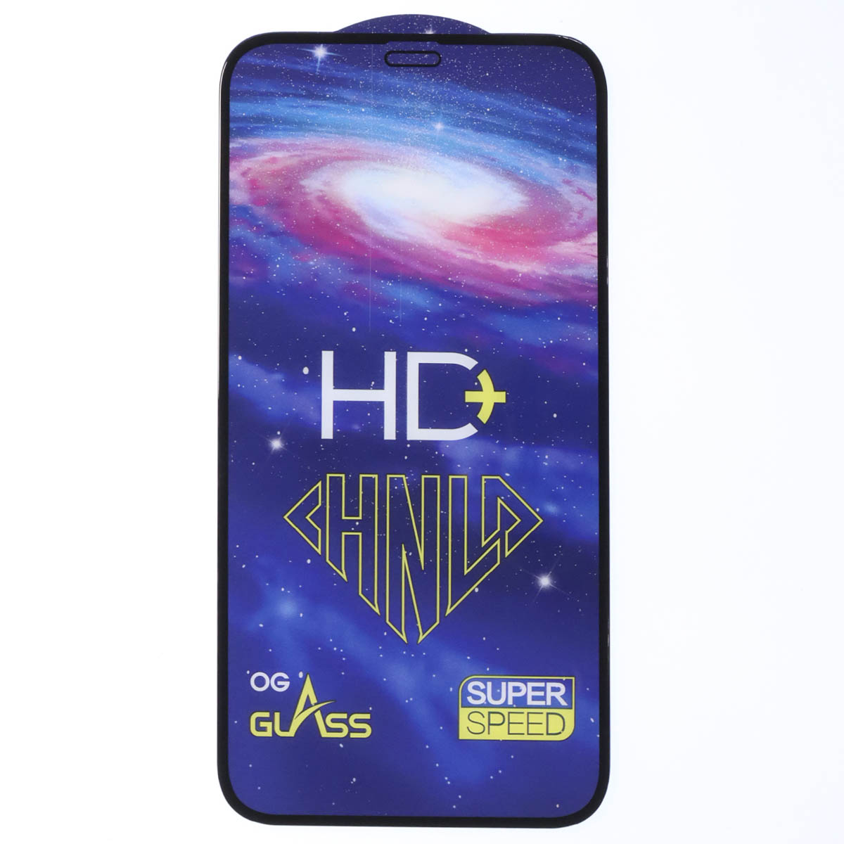 Защитное стекло HD+ SUPER SPEED для APPLE iPhone XR в корпусе iPhone 13 Pro, iPhone 14 Pro, цвет окантовки черный
