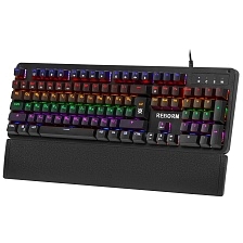 Игровая клавиатура DEFENDER Reborn GK-165DL, механическая, проводная, подсветка, цвет черный