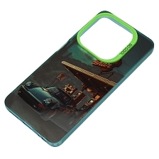 Чехол накладка для INFINIX HOT 40i, Smart 8, SMART 8 Plus, защита камеры, силикон, рисунок Порш 911