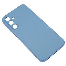 Чехол накладка NANO для SAMSUNG Galaxy A16 4G, силикон, бархат, цвет васильковый