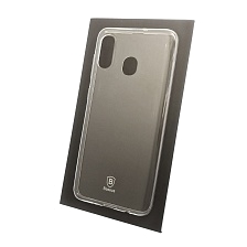 Чехол накладка BASEUS для SAMSUNG Galaxy A20 (SM-A205), A30 (SM-A305), силикон, прозрачный.