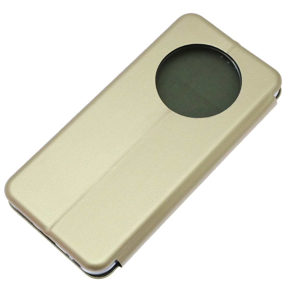 Чехол книжка STYLISH для TECNO Spark 30C 4G, экокожа, визитница, цвет золотистый