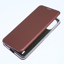 Чехол книжка STYLISH для ITEL A49, экокожа, визитница, цвет бордовый