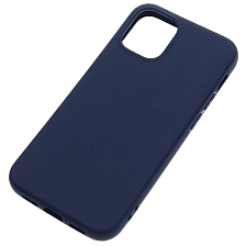 Чехол накладка для APPLE iPhone 12 mini (5.4"), силикон, цвет синий кобальт