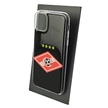 Чехол накладка для APPLE iPhone 11, силикон, глянцевый, рисунок Спартак четыре звезды