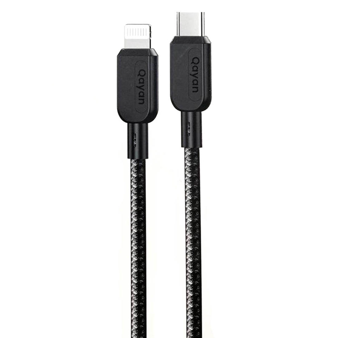 Кабель QAYAN QCB-193 USB Type C на Lightning 8 pin, 35W, длина 2 метра, цвет черный
