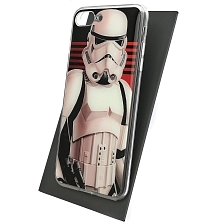 Чехол накладка для APPLE iPhone 7 Plus, iPhone 8 Plus, силикон, глянцевый, рисунок Белый Star Wars
