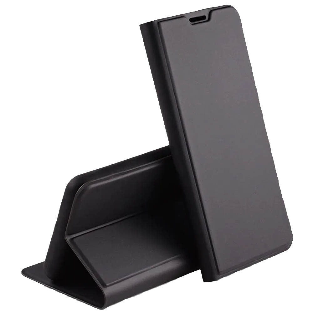 Чехол книжка для XIAOMI Redmi Note 7, экокожа, визитница, цвет черный