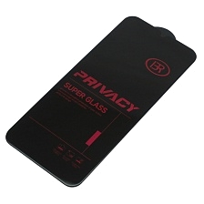 Защитное стекло Антишпион BRAUFFEN для XIAOMI Redmi 15C 4G, POCO C85, цвет окантовки черный