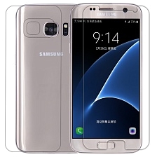 Защитная противоударная пленка Lito 360° Full Cover на 2 стороны для SAMSUNG Galaxy S7 EDGE (SM-G935), прозрачная. Защитная противоударная пленка Lito 360° Full Cover на 2 стороны для SAMSUNG Galaxy S7 EDGE (SM-G935), прозрачная.