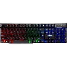 Клавиатура проводная DEFENDER GK-360DL, RGB подсветка, игровая, цвет черный