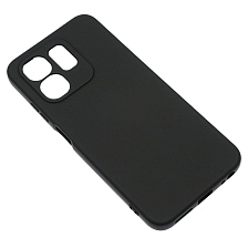 Чехол накладка NANO для INFINIX Hot 50i, Smart 9, защита камеры, силикон, бархат, цвет черный