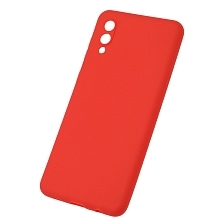 Чехол накладка для SAMSUNG Galaxy A02 (SM-A022G/DS), силикон, цвет красный