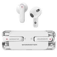 Гарнитура (наушники с микрофоном) беспроводная, MONSTER Airmars XKT08, цвет белый (распродажа -50%)