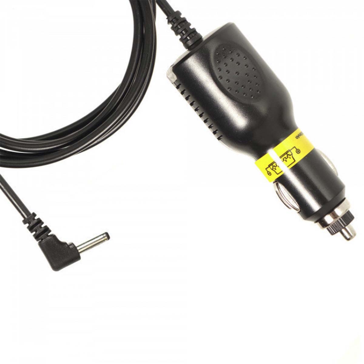 АЗУ (Автомобильное зарядное устройство) LP4 25, с кабелем питания прямой 2.5*0.7, 5V-2A, длина 3.5 метра, цвет черный