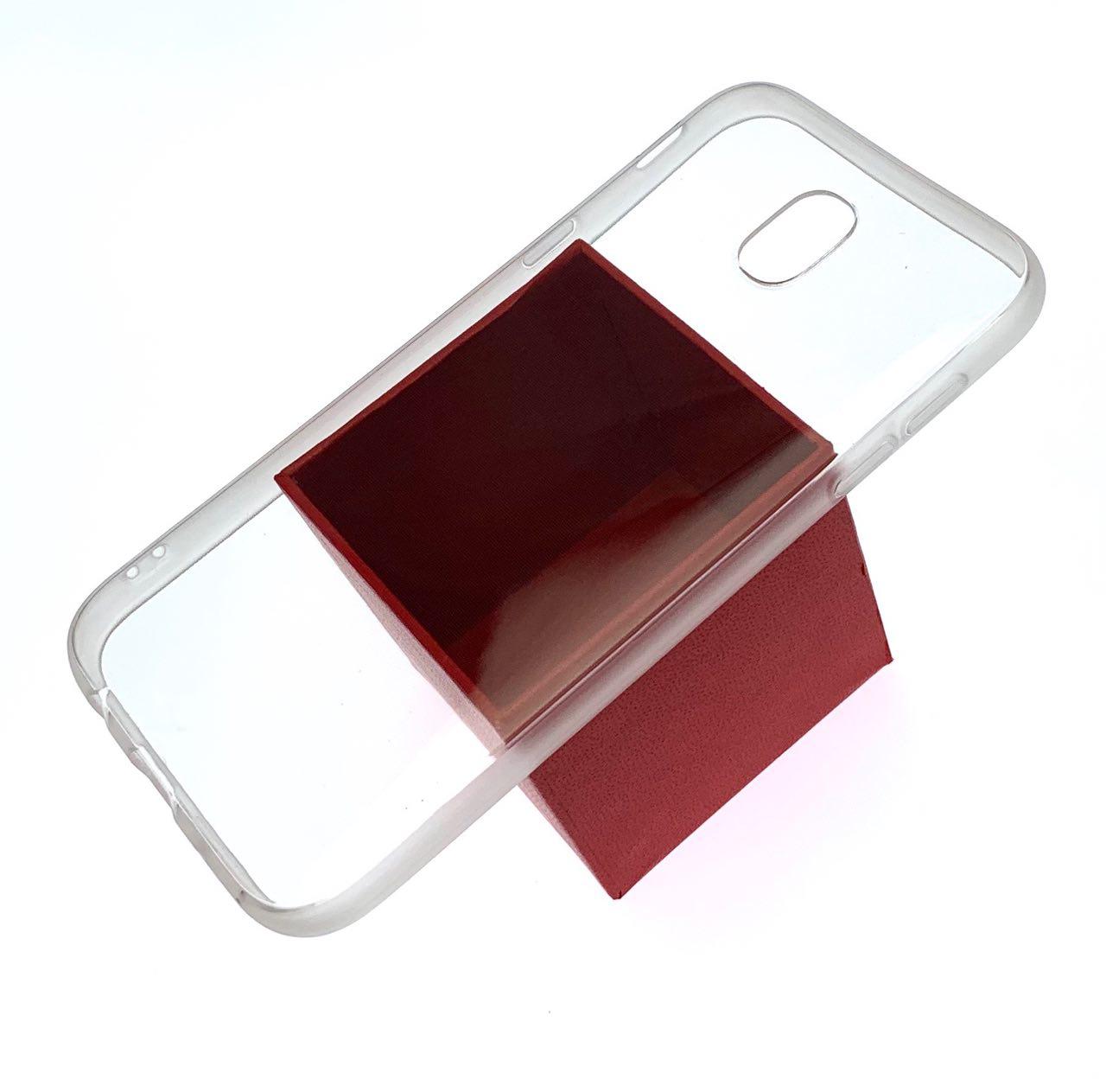Чехол накладка TPU CASE для SAMSUNG Galaxy J5 2017 (SM-J530), силикон, ультратонкий, цвет прозрачный Чехол накладка TPU CASE для SAMSUNG Galaxy J5 2017 (SM-J530), силикон, ультратонкий, цвет прозрачный