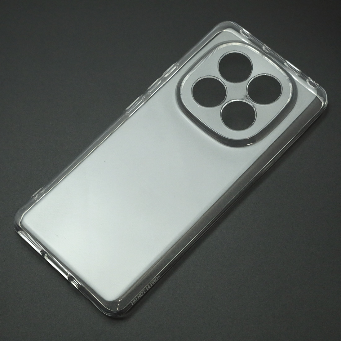 Чехол накладка для XIAOMI Redmi Note 14 Pro Plus, защита камеры, силикон, прозрачный