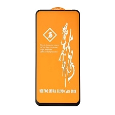 Защитное стекло 6D PREMIUM для HUAWEI P40 Lite, P20 Lite 2019, Nova 4, Nova 5i, Nova 6SE, Nova 7i, цвет окантовки черный | РЕТРО