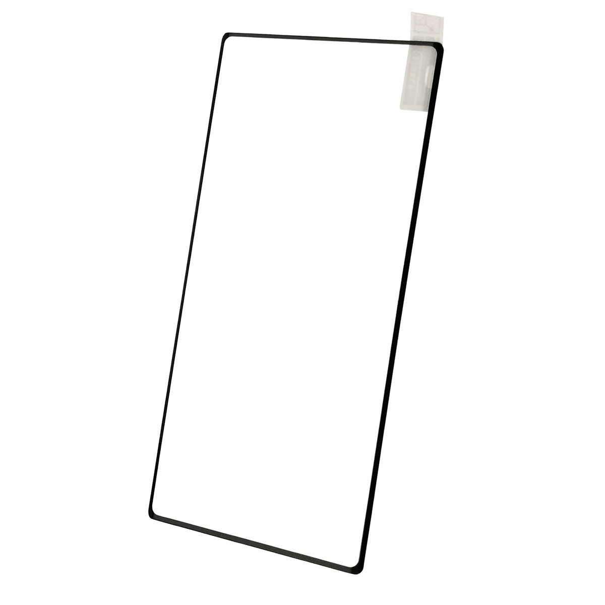 Защитное стекло B12 FULL GLUE 9H для SAMSUNG Galaxy NOTE 10 Plus (SM-N975), полная проклейка всего экрана, цвет окантовки черный.