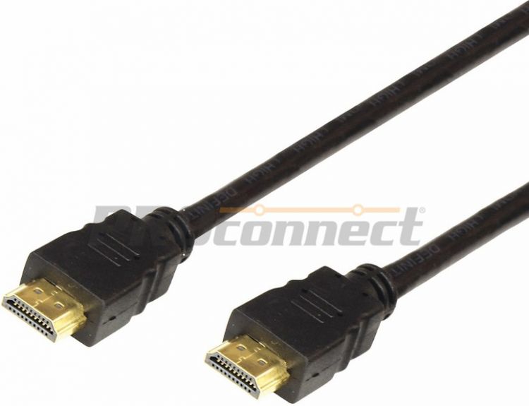 Кабель HDMI - HDMI gold, 10м, с фильтрами (PE bag) PROCONNECT 17-6208-6.