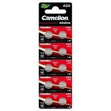 Батарейка CAMELION AG0 (379A) LR521 Alkaline 1.5V