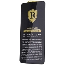 Защитное антистатическое стекло BACAS OG ESD QC F000 5/18 для XIAOMI Redmi 13C, POCO C65, HUAWEI Y72s, цвет окантовки черный