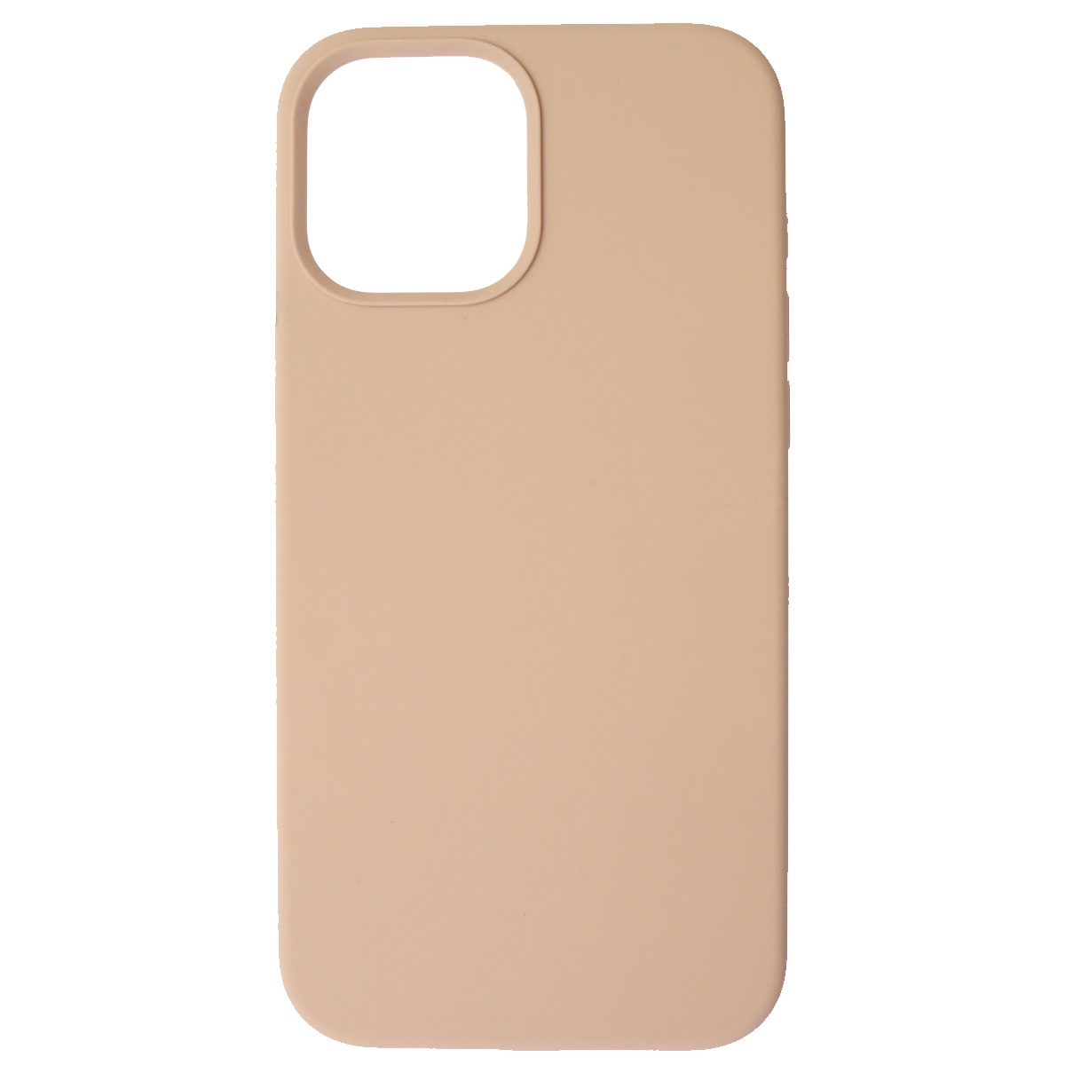 Чехол накладка Silicon Case для APPLE iPhone 12 Pro MAX (6.7"), силикон, бархат, цвет розовый песок