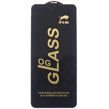 Защитное стекло OG Glass для SAMSUNG Galaxy A14 4G, Galaxy A14 5G, цвет окантовки черный