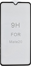Защитное стекло "5D" Full Glue для HUAWEI Mate 20, цвет канта чёрный.