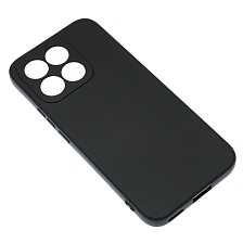 Чехол накладка NANO для Honor X8b, Honor X8c, защита камеры, силикон, бархат, цвет черный
