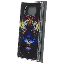 Чехол накладка для XIAOMI POCO X3, POCO X3 Pro, силикон, рисунок Тигр