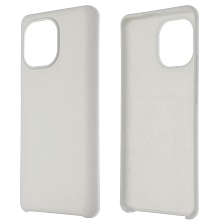 Чехол накладка Silicon Cover для XIAOMI Mi 11, силикон, бархат, цвет белый Чехол накладка Silicon Cover для XIAOMI Mi 11, силикон, бархат, цвет белый