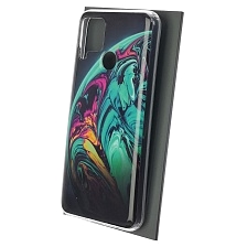 Чехол накладка для Realme C15, силикон, рисунок Планета
