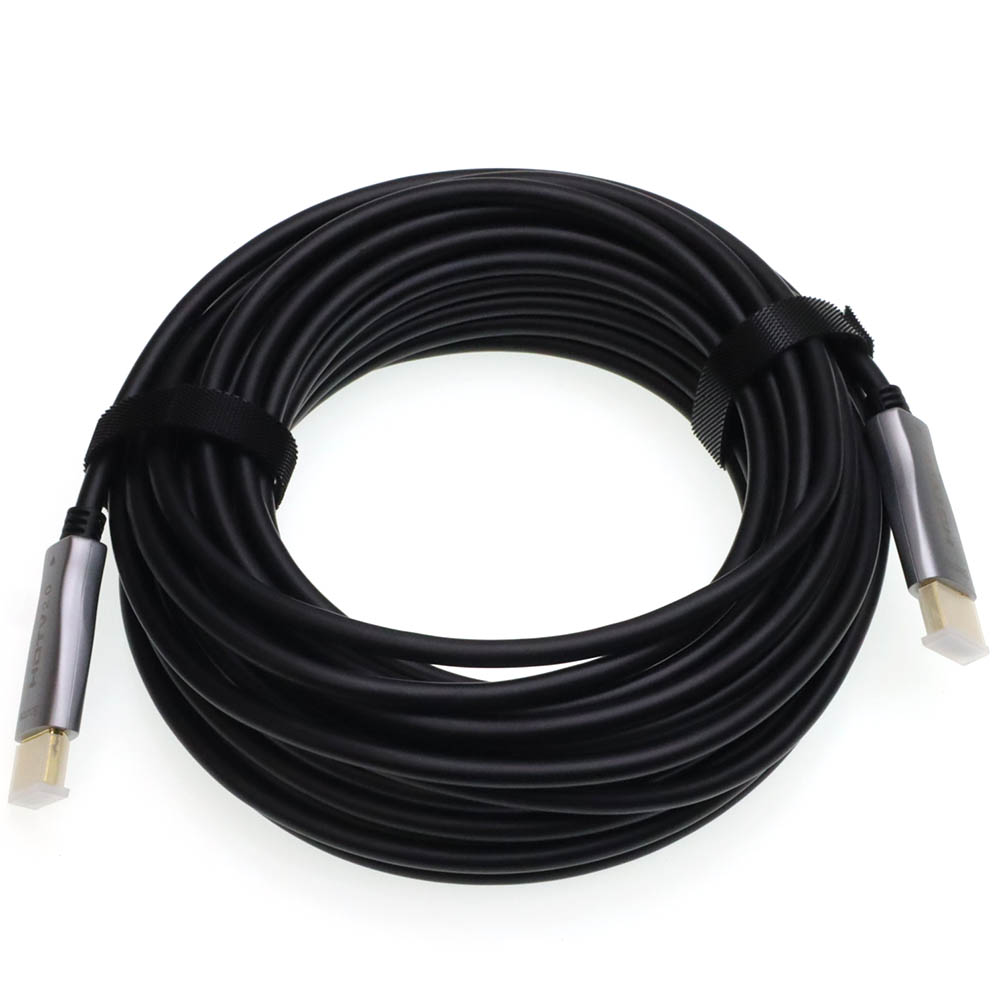 Активный оптический кабель HDMI - HDMI H275 4K UHD, HDTV 2.0, силикон, длина 10 метров, цвет черный