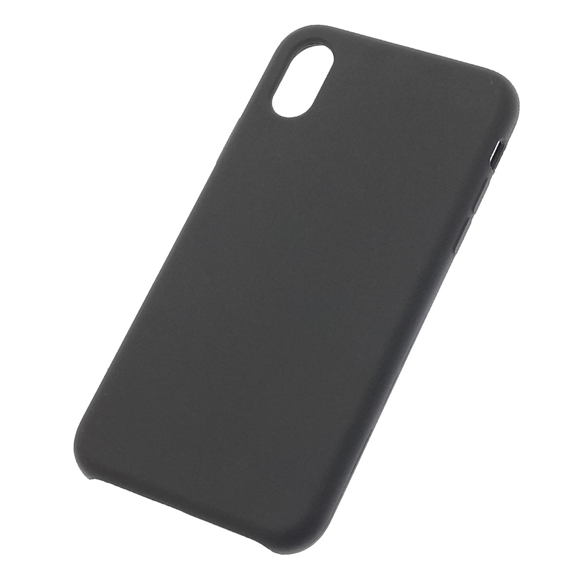 Чехол накладка Silicon Case для APPLE iPhone X, iPhone XS, силикон, цвет мокрый асфальт.