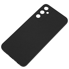 Чехол накладка Silicon Cover для SAMSUNG Galaxy A05s, защита камеры, силикон, бархат, цвет черный Чехол накладка Silicon Cover для SAMSUNG Galaxy A05s, защита камеры, силикон, бархат, цвет черный
