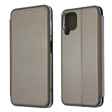 Чехол книжка STYLISH для SAMSUNG Galaxy A22 4G (SM-A225F), M22 (SM-M225F), M32 (SM-M325F), экокожа, визитница, цвет серебристый