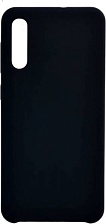 Чехол накладка Silicon Cover для SAMSUNG Galaxy A50 (SM-A505), A30s (SM-A307), A50s (SM-A507), силикон, бархат, цвет черный