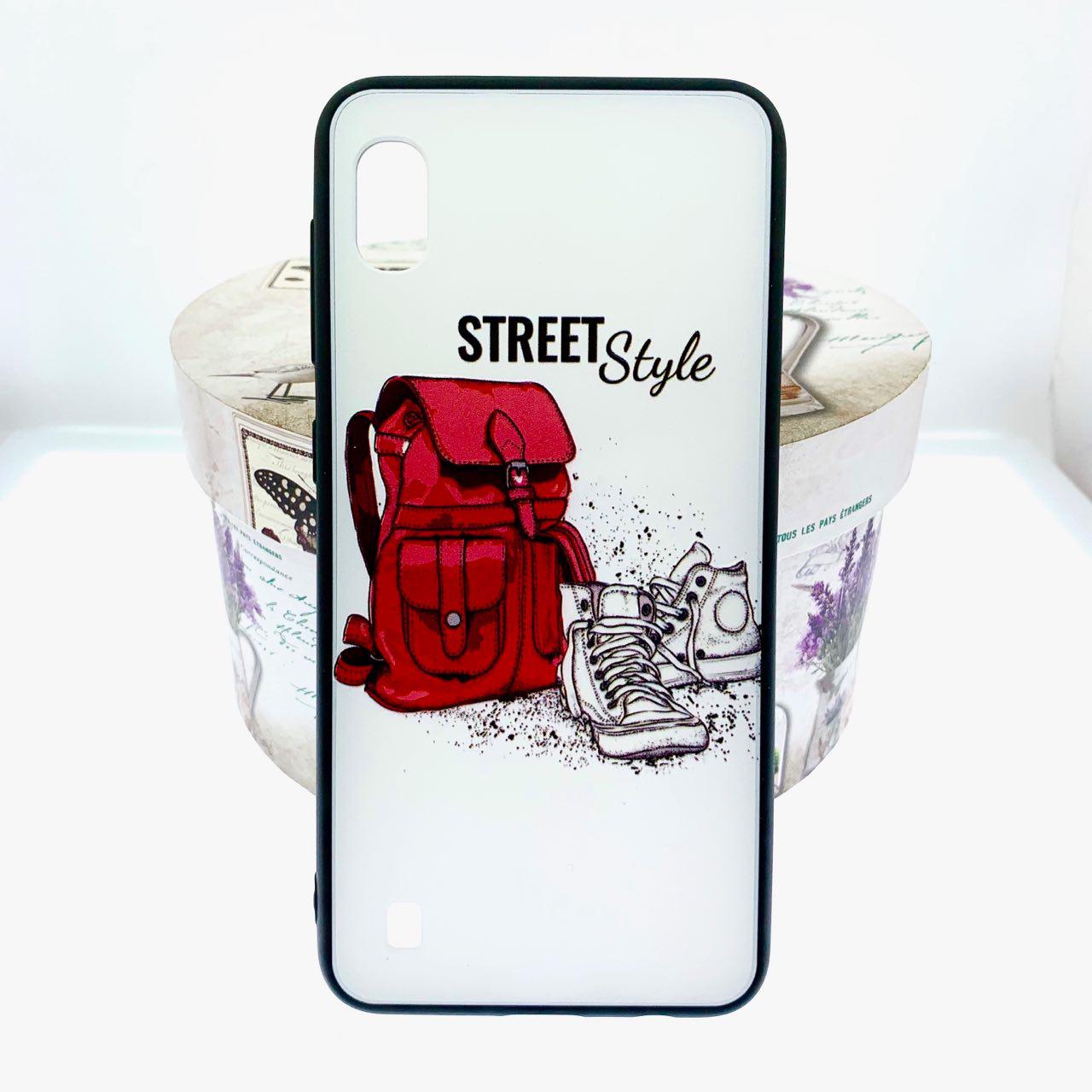 Чехол накладка для SAMSUNG Galaxy A10 (SM-A105), M10 (SM-M105), силикон, рисунок Рюкзак и ботинки. Чехол накладка для SAMSUNG Galaxy A10 (SM-A105), M10 (SM-M105), силикон, рисунок Рюкзак и ботинки.