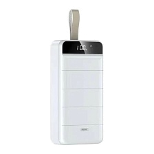 Внешний портативный аккумулятор, Power Bank REMAX RPP-185, 50000 mAh, Led фонарь, цвет белый