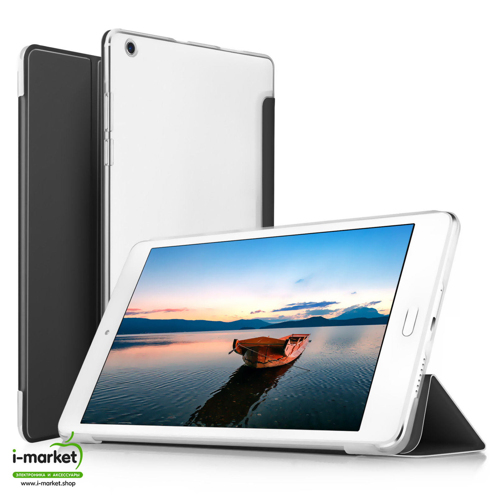 Чехол Smart Case для планшета HUAWEI MediaPad M3 Lite 8.0" (CPN-L09), цвет черный.